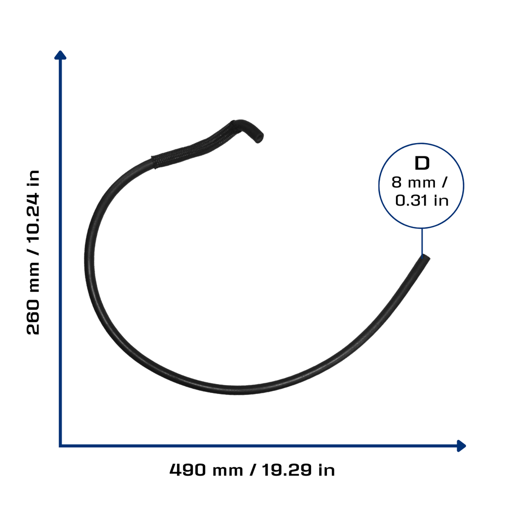 CA-6629 — Manguera Combustible CAUPLAS 6629