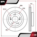 DISCO DEL. JEEP PATRIOT L4 2.0L GAS 2007-2017 (VENTILADO)