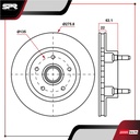 DISCO DEL. FORD EXPLORER V6 4.0L GAS 1993-1994 (VENTILADO)