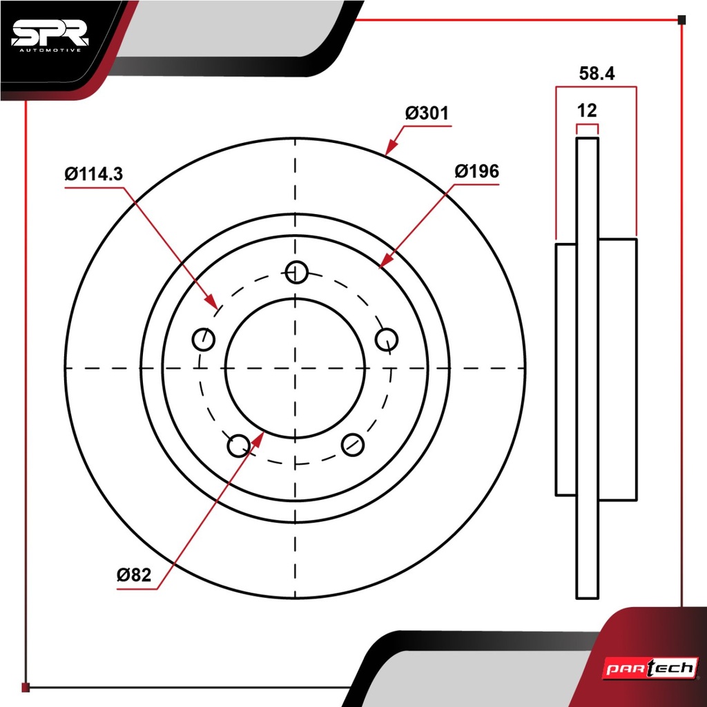 DISCO TRAS. FORD EXPLORER V8 5.0L GAS 2001-2001 (SOLIDO)
