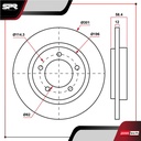 DISCO TRAS. FORD EXPLORER V8 5.0L GAS 2001-2001 (SOLIDO)