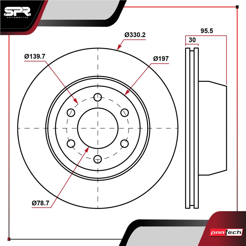 PA-DP-55084 — DISCO TRAS. CADILLAC ESCALADE V8 5.3L GAS 2003-2003 (VENTILADO)