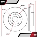 DISCO DEL. CHEVROLET BLAZER V6 4.3L GAS 1996-2005 (VENTILADO)