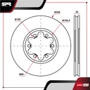 DISCO DEL. MAZDA B2600 L4 2.6L GAS 1987-1993 (VENTILADO)