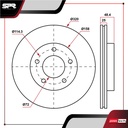 DISCO DEL. MAZDA 3 L4 2.3L GAS 2007-2013 (VENTILADO)
