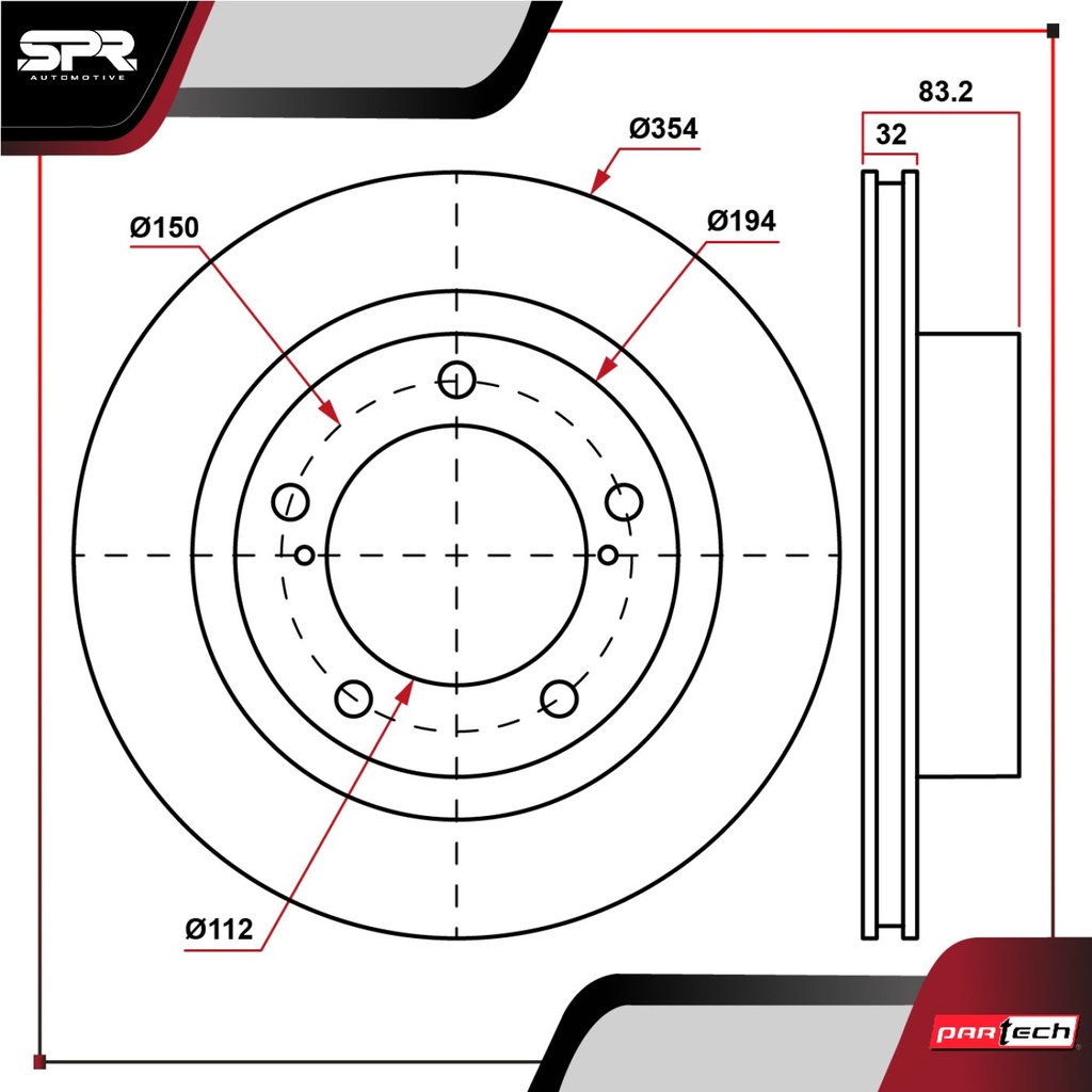 PA-DP-31482 — DISCO DEL. TOYOTA LAND CRUISER V8 5.7L GAS 2008-2019 (VENTILADO)