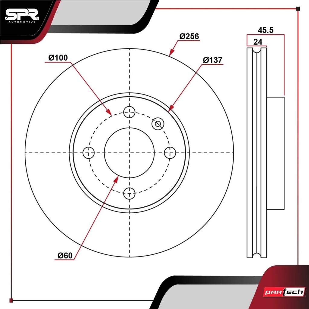 DISCO DEL. CHEVROLET SONIC L4 1.4L GAS 2012-2017 (VENTILADO)