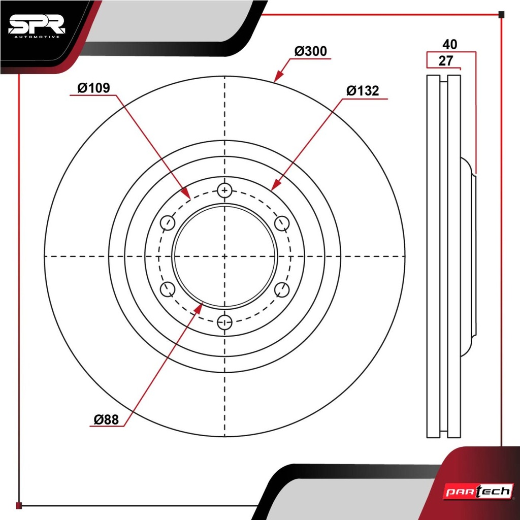 DISCO DEL. CHEVROLET COLORADO L4 2.5L GAS 2015-2021 (VENTILADO)