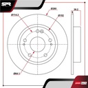 DISCO TRAS. HONDA CIVIC L4 1.5L GAS 2016-2021 (SOLIDO)