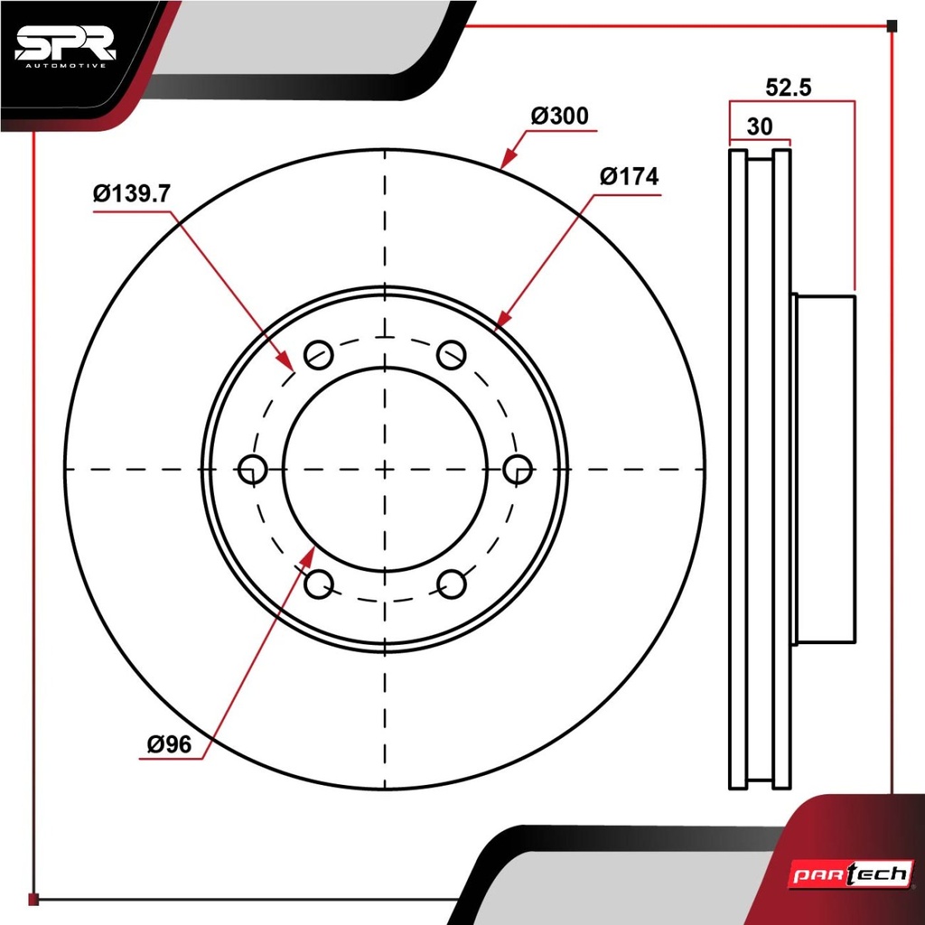 PA-DP-11001 — DISCO DEL. HYUNDAI H100 L4 2.5L DIESEL 2010-2013 (VENTILADO)