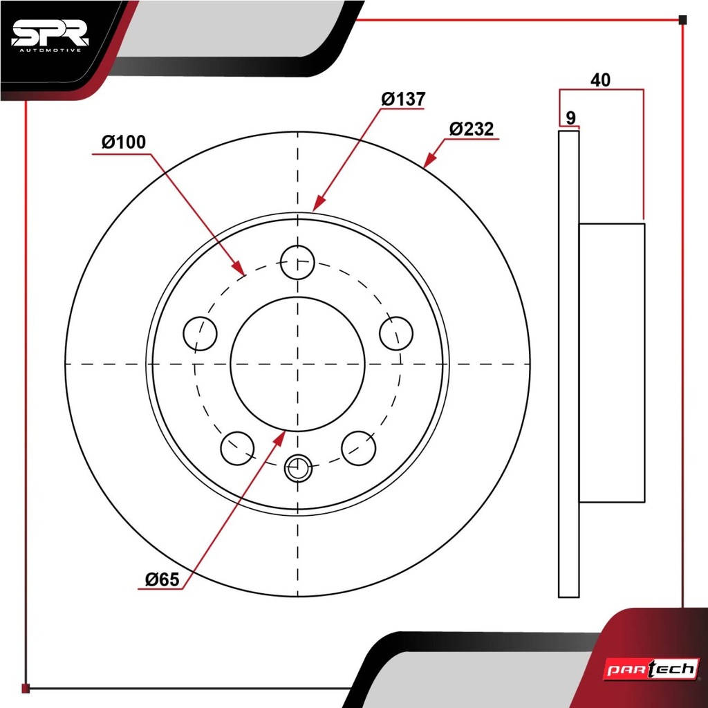 DISCO TRAS. VOLKSWAGEN GOLF L4 2.0L GAS 2000-2007 (SOLIDO)