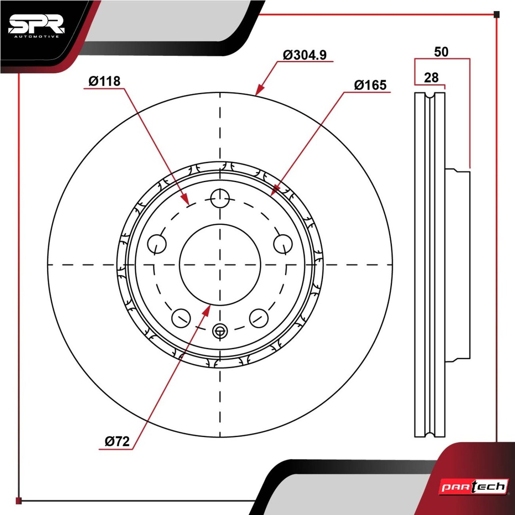 DISCO DEL. RENAULT TRAFIC L4 1.9L DIESEL 2007-2014 (VENTILADO)