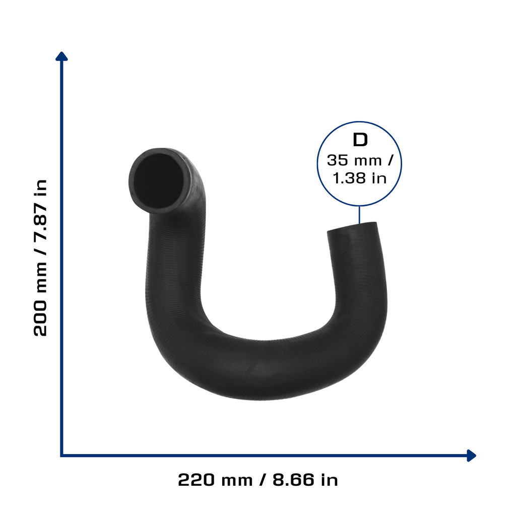 CA-5043 — Manguera Radiador CAUPLAS 5043
