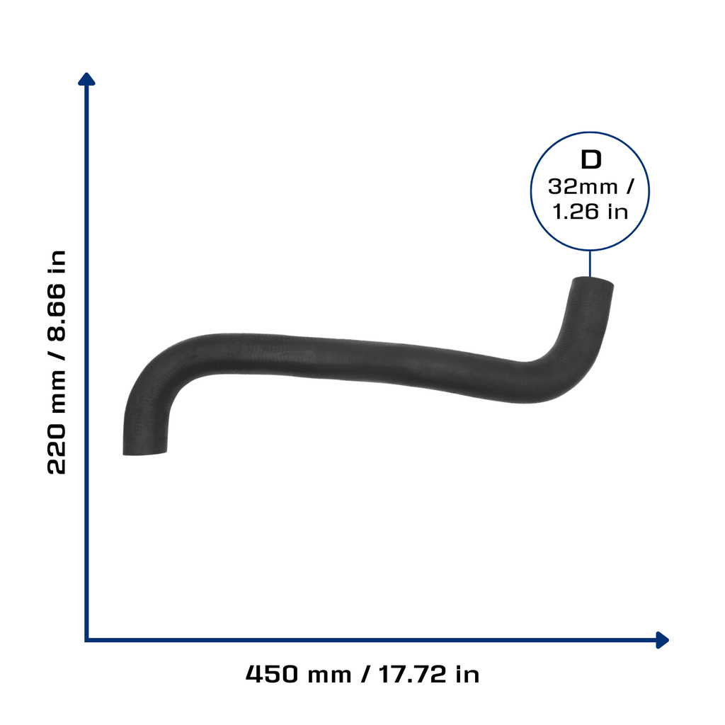 CA-3148 — Manguera Radiador CAUPLAS 3148