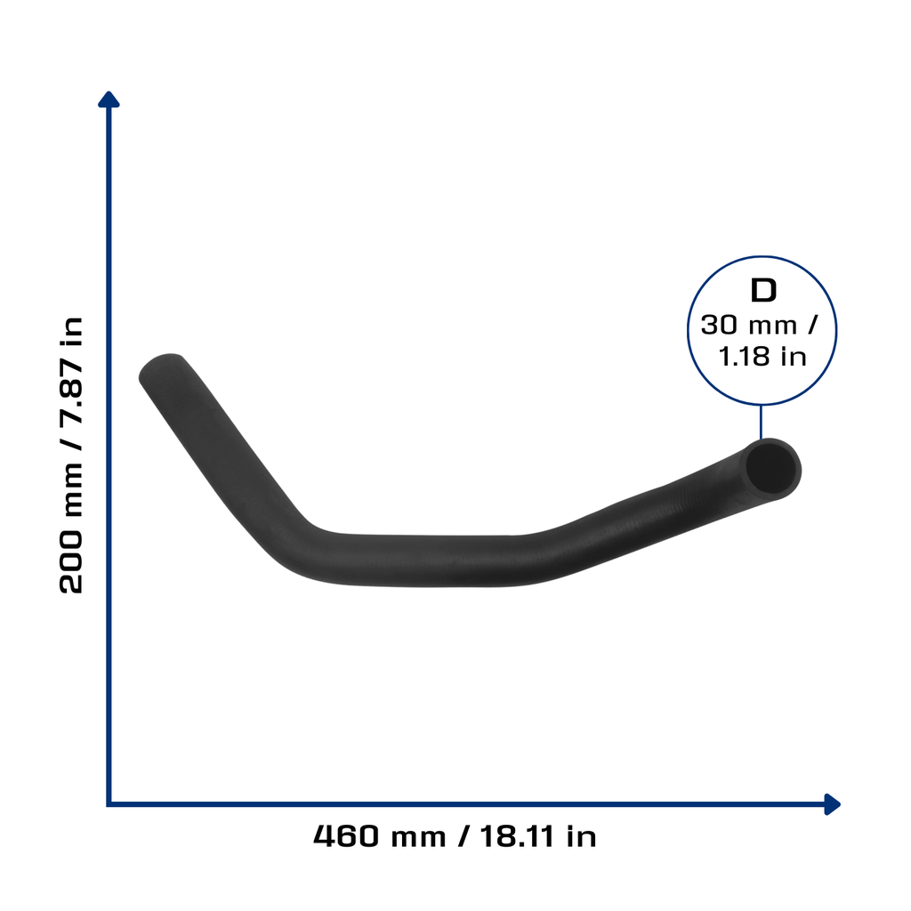 CA-4929 — Manguera Radiador CAUPLAS 4929