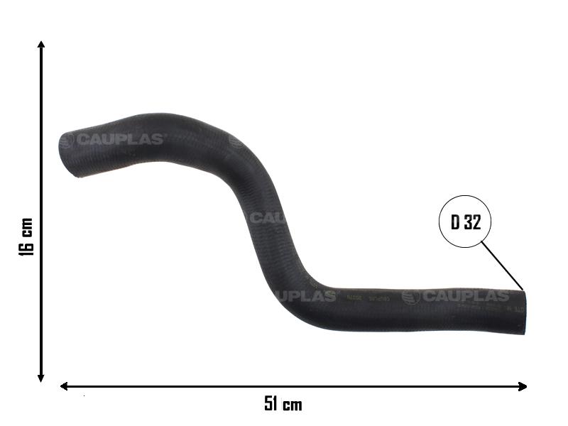 CA-20379 — Manguera Radiador CAUPLAS 20379