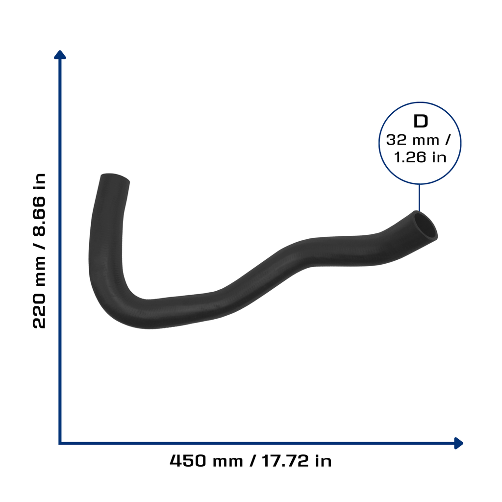 CA-3026 — Manguera Radiador CAUPLAS 3026