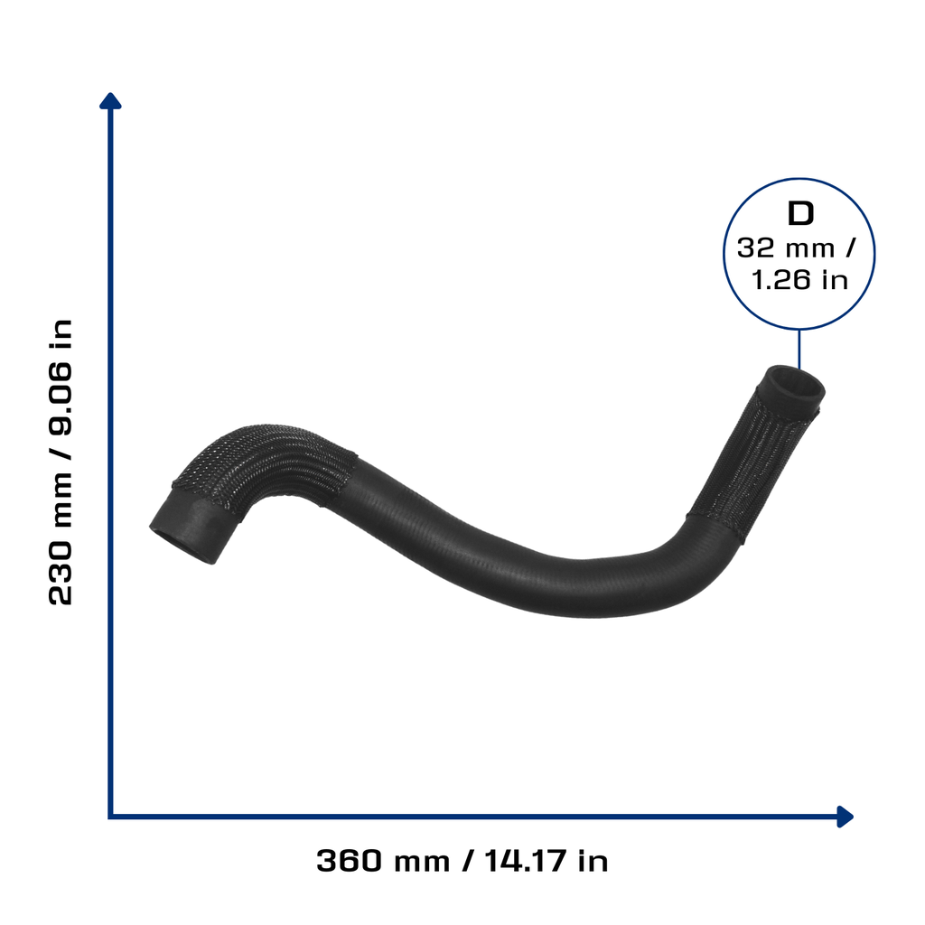 CA-3021 — Manguera Radiador CAUPLAS 3021