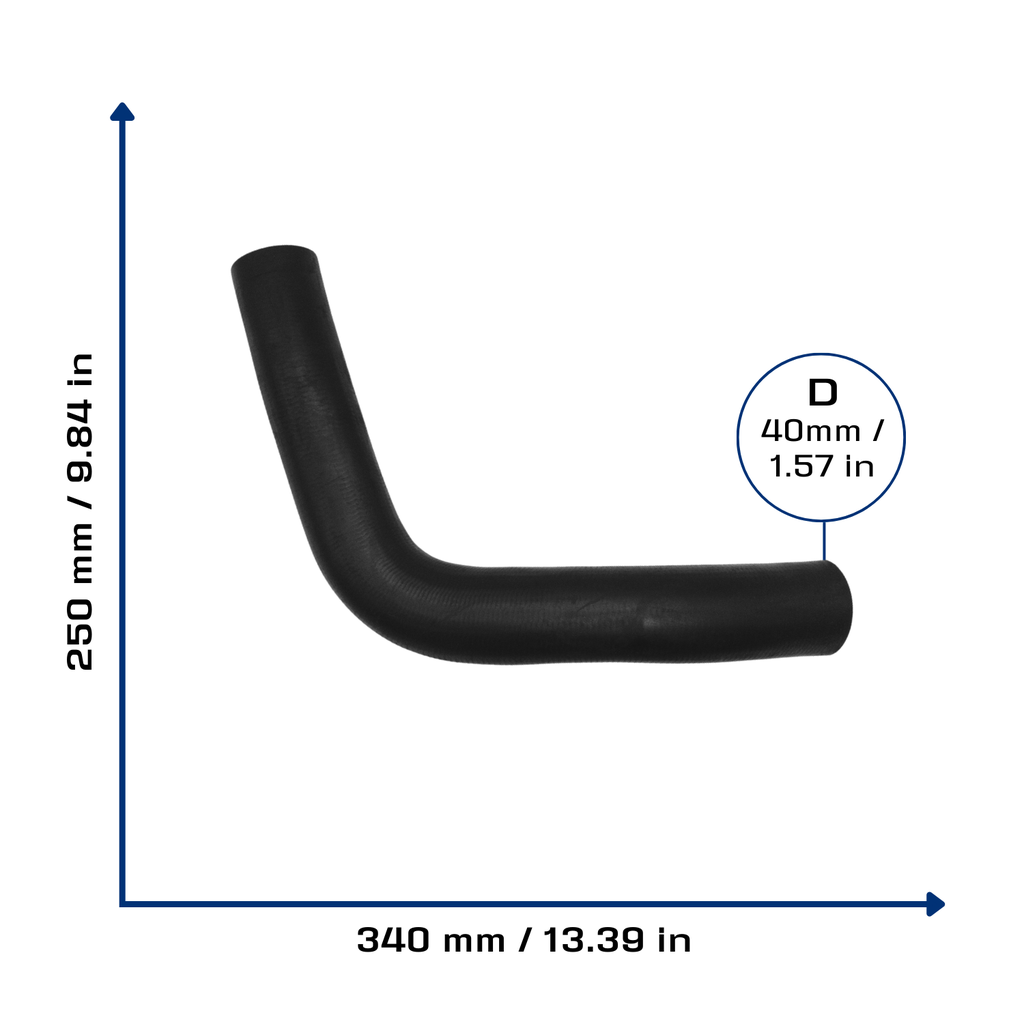 CA-4018 — Manguera Radiador CAUPLAS 4018