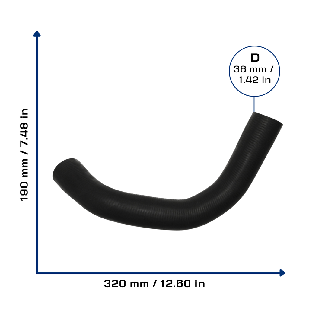 CA-5524 — Manguera Radiador CAUPLAS 5524