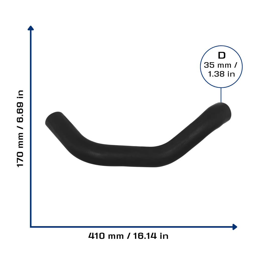 CA-3543 — Manguera Radiador CAUPLAS 3543