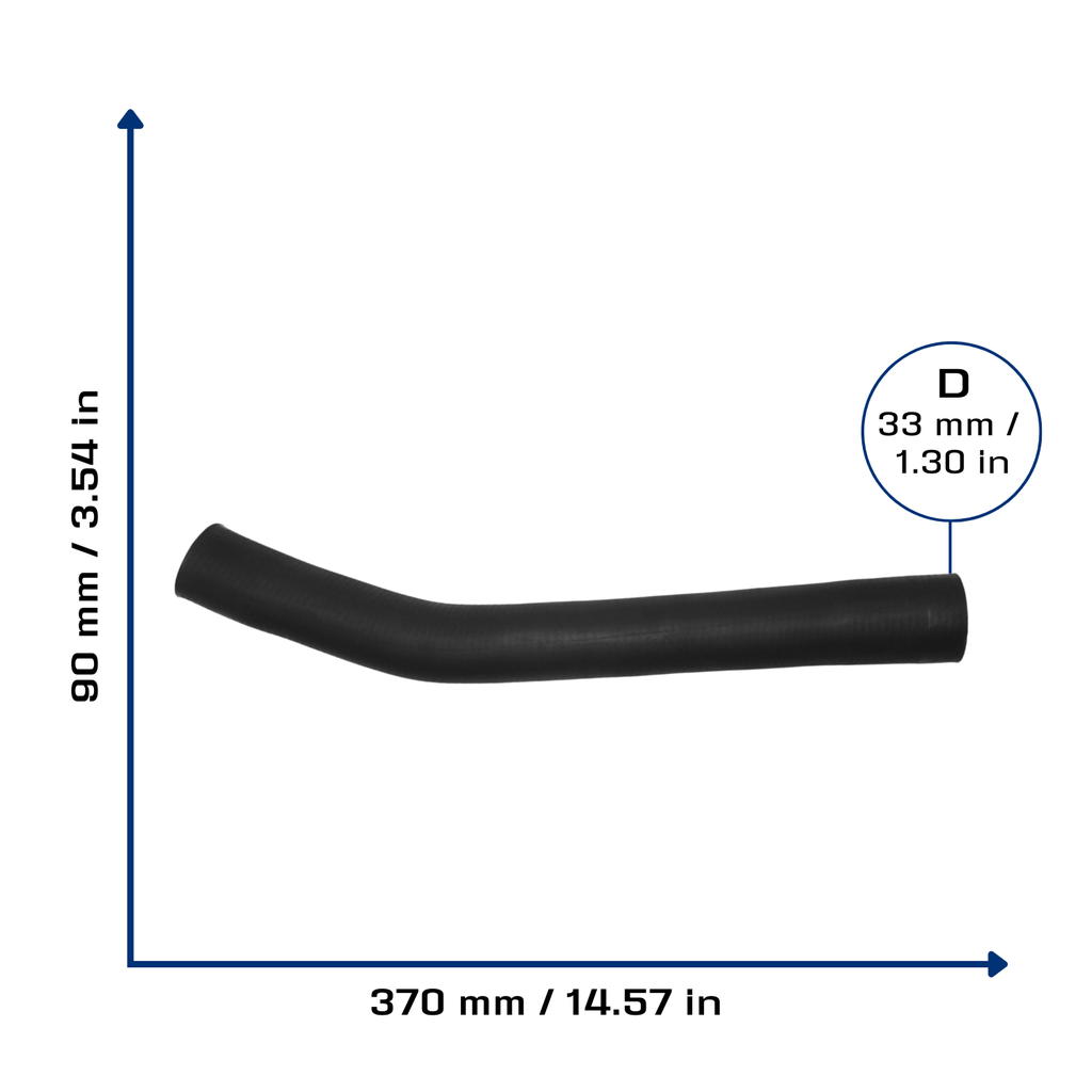 CA-5247 — Manguera Radiador CAUPLAS 5247