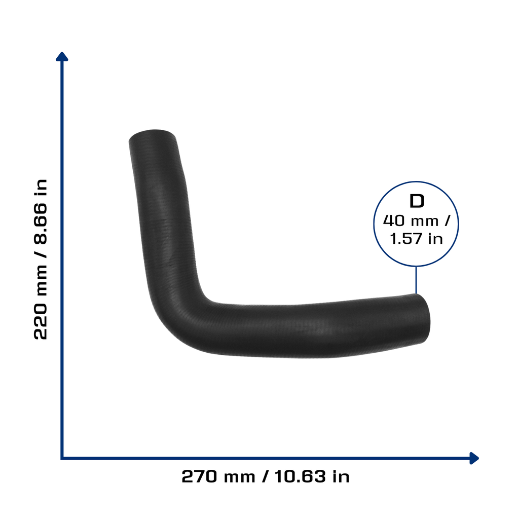 CA-3893 — Manguera Radiador CAUPLAS 3893