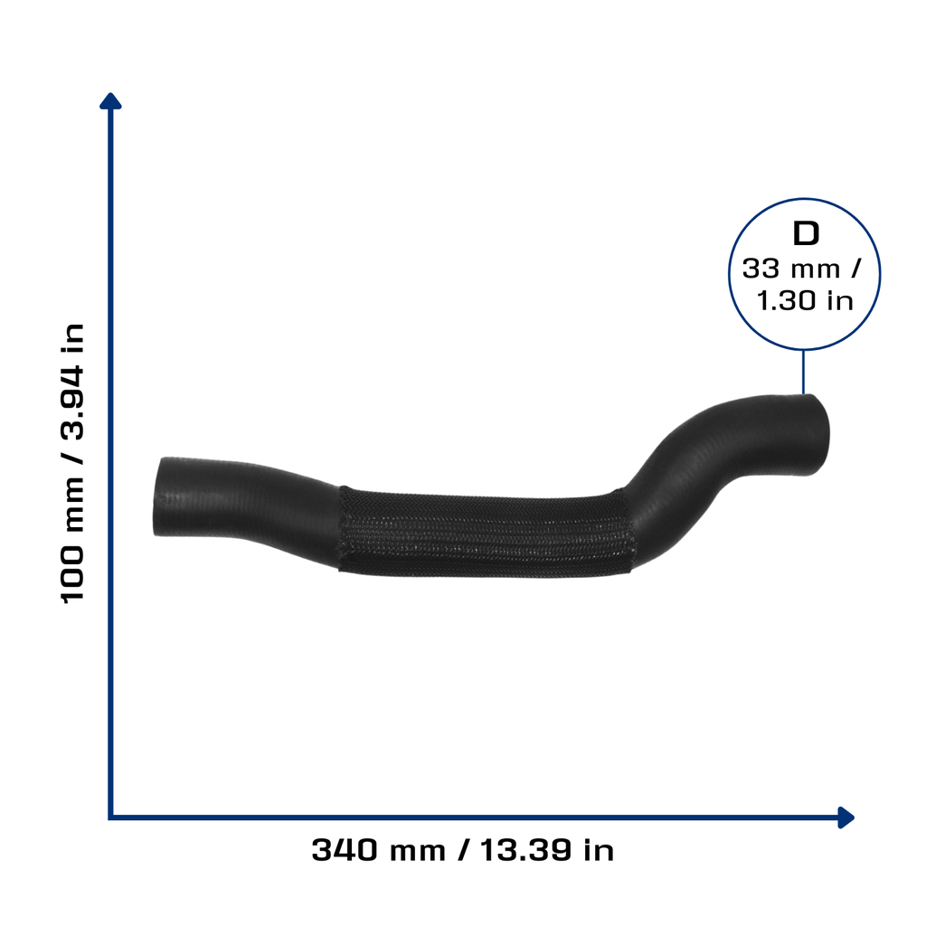 CA-9398 — Manguera Radiador CAUPLAS 9398