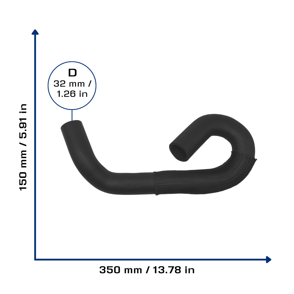 CA-11010 — Manguera Radiador CAUPLAS 11010