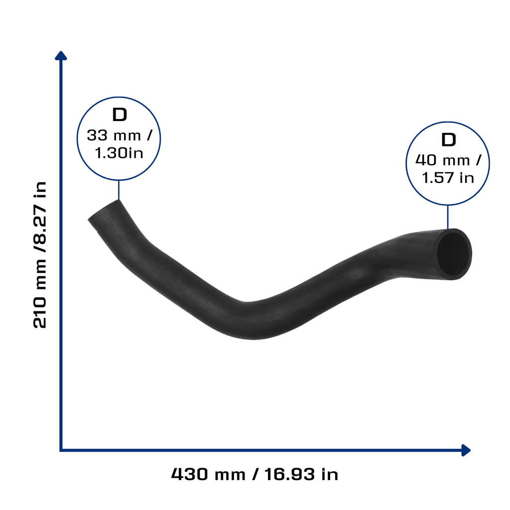 CA-5056 — Manguera Radiador CAUPLAS 5056