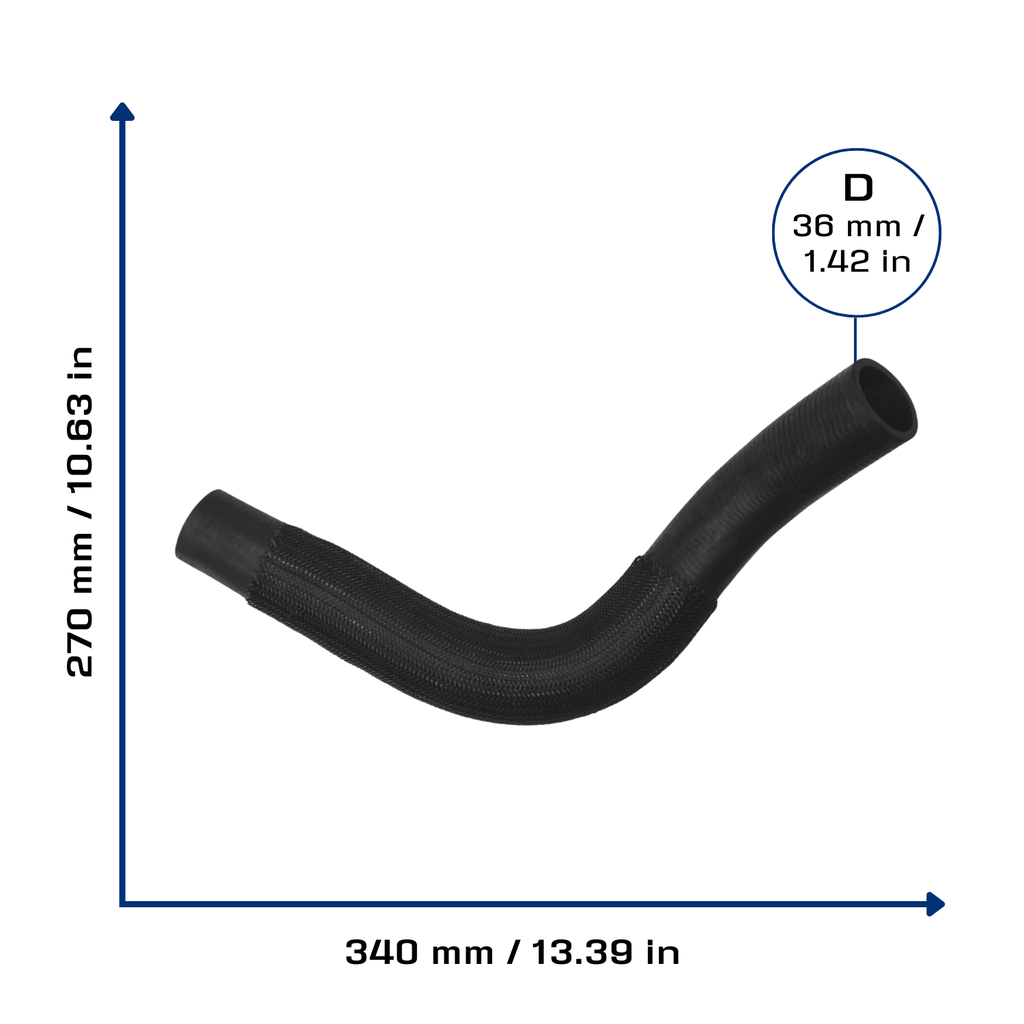 CA-4868 — Manguera Radiador CAUPLAS 4868
