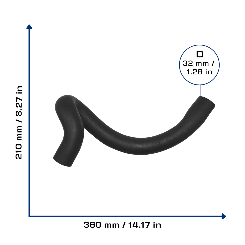CA-4924 — Manguera Radiador CAUPLAS 4924