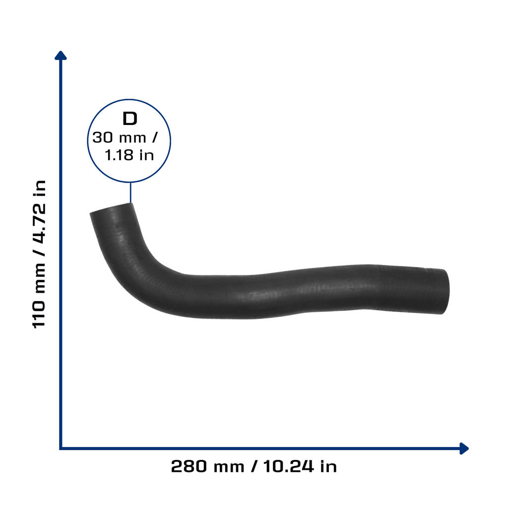 CA-7929 — Manguera Radiador CAUPLAS 7929