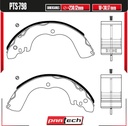 BALATAS DE TAMBOR TRAS. MITSUBISHI OUTLANDER L4 2.4 GAS 2003-2004