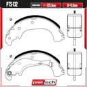 BALATAS DE TAMBOR TRAS. RAM 700 L4 1.3L GAS 2021-2024