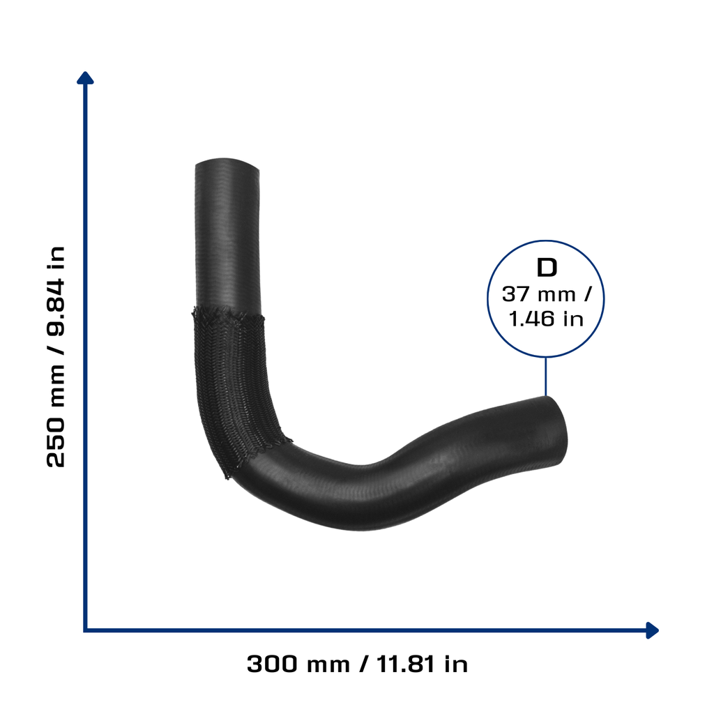 CA-11287 — Manguera Radiador CAUPLAS 11287