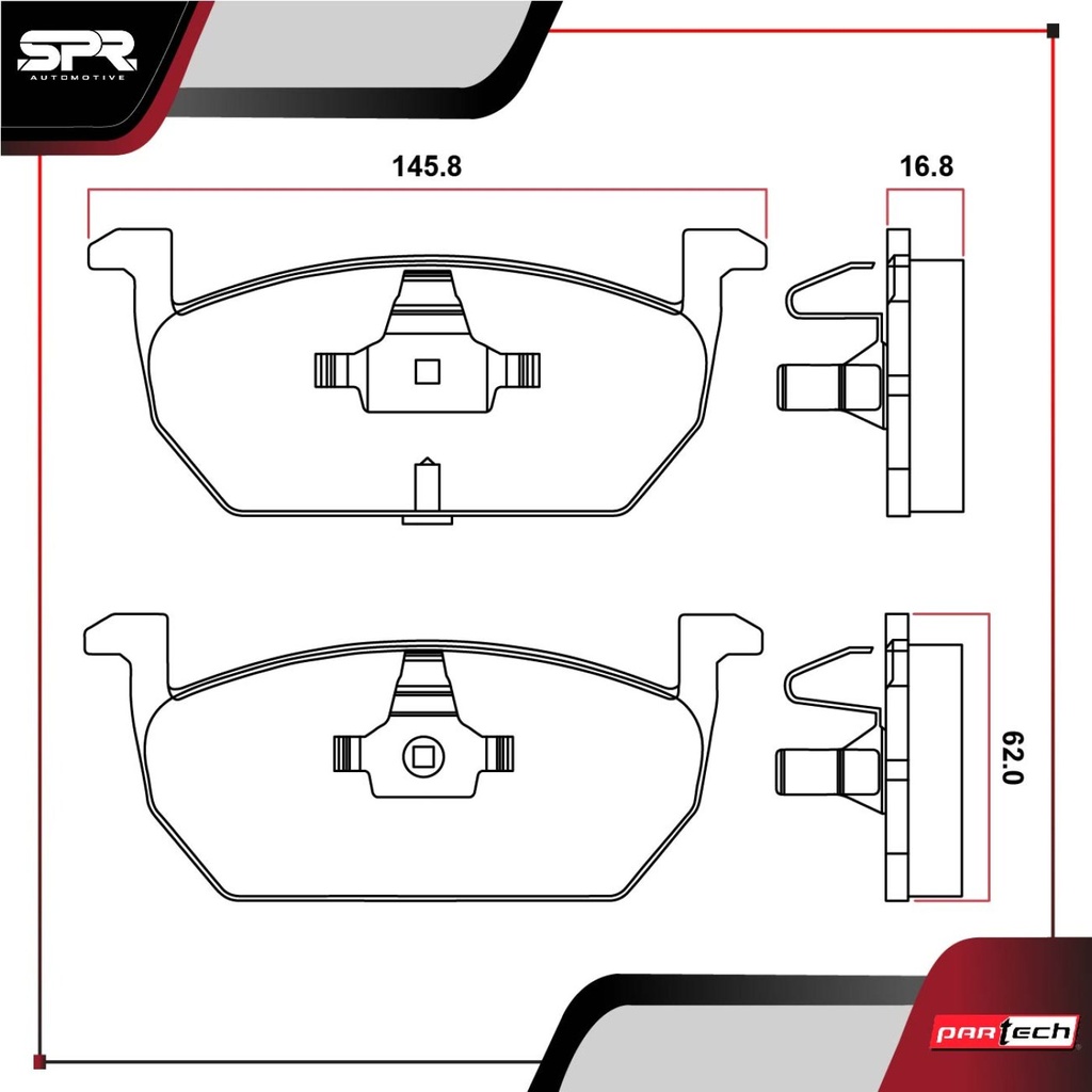 PASTILLAS DE FRENOS DEL. SEAT IBIZA L4 1.6L GAS 2018-2021
