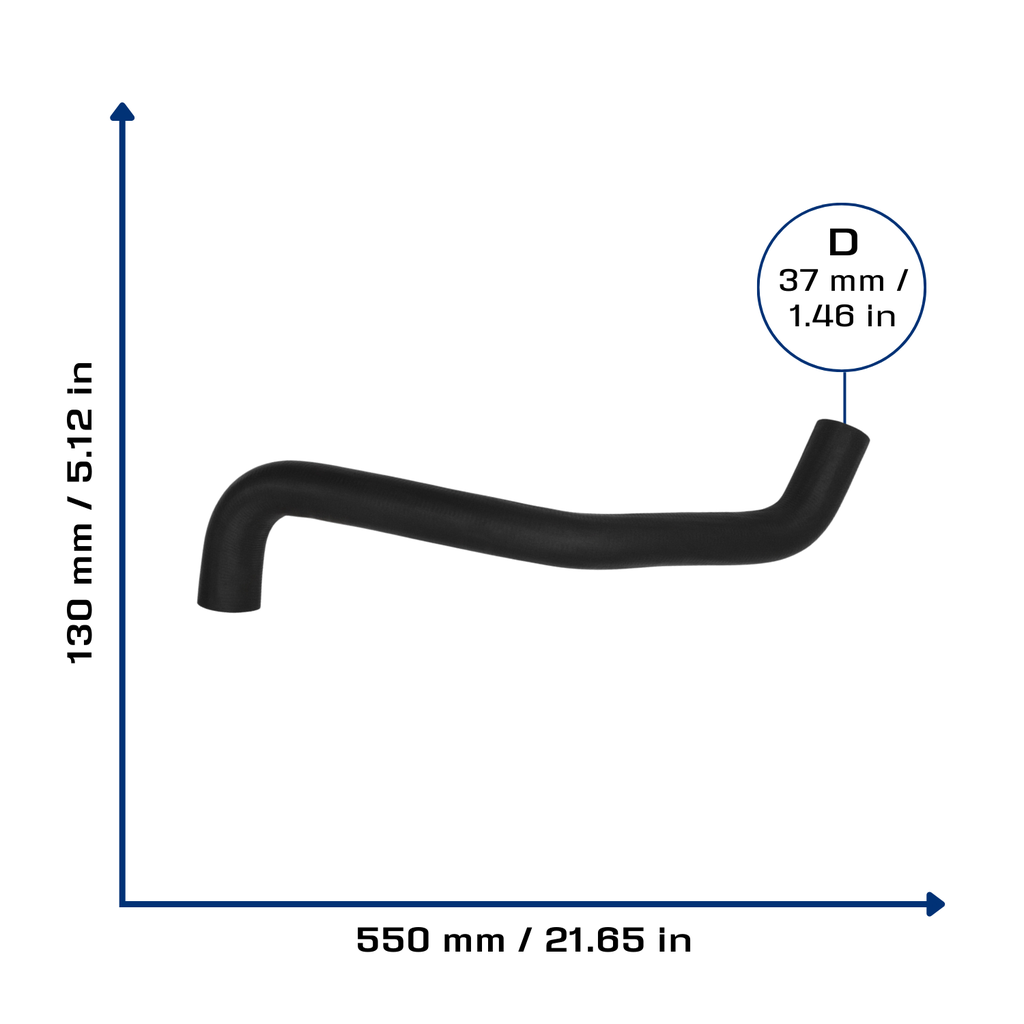 CA-5793 — Manguera Radiador CAUPLAS 5793