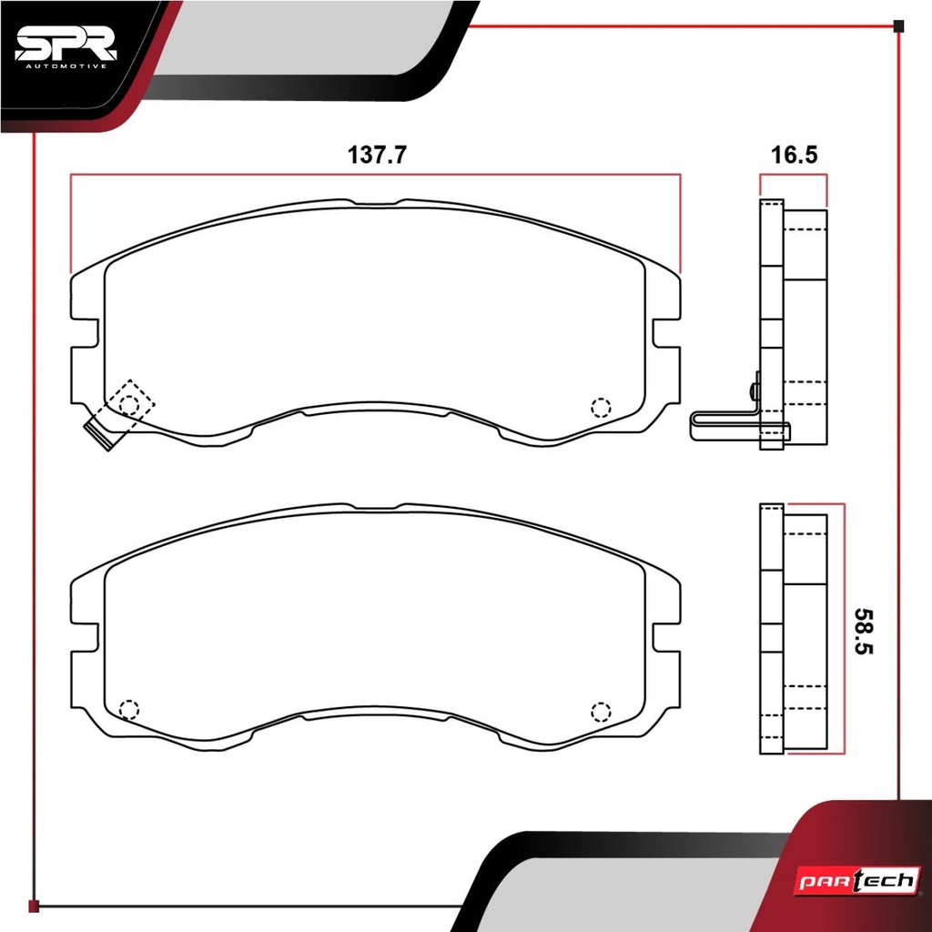 PASTILLAS DE FRENOS DEL. ISUZU AMIGO V6 3.2 GAS 1998-2000