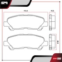 PASTILLAS DE FRENOS TRAS. TOYOTA HIGHLANDER V6 3.5 GAS 2007-2013