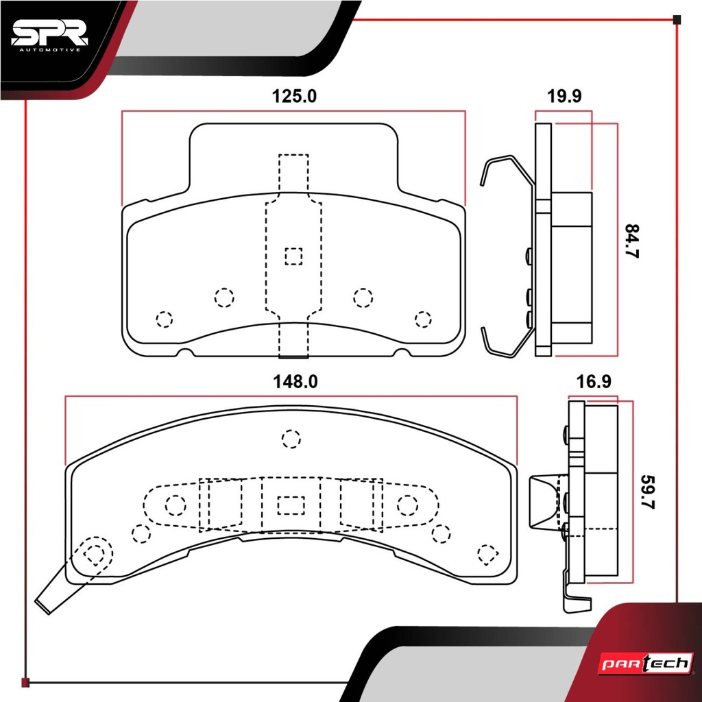 PASTILLAS DE FRENOS DEL. CHEVROLET K3500 V8 5.7 GAS 1990-2000
