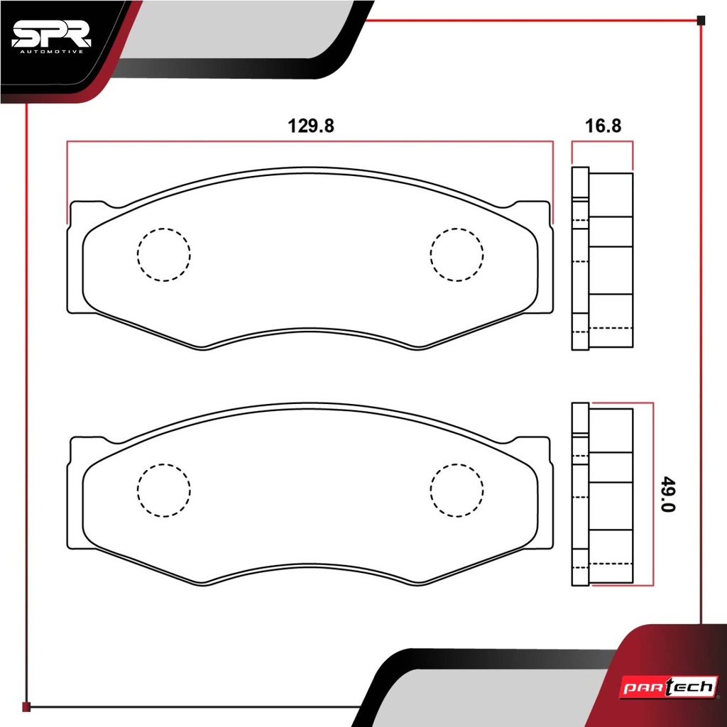 PASTILLAS DE FRENOS DEL. NISSAN 720 L4 2.5 GAS 1983-1986