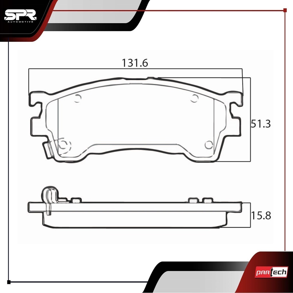 PASTILLAS DE FRENOS DEL. MAZDA PROTEGE L4 2.0L GAS 2001-2003