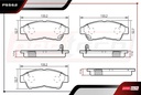 PASTILLAS DE FRENOS DEL. TOYOTA RAV4 L4 2.0 GAS 1998-2001