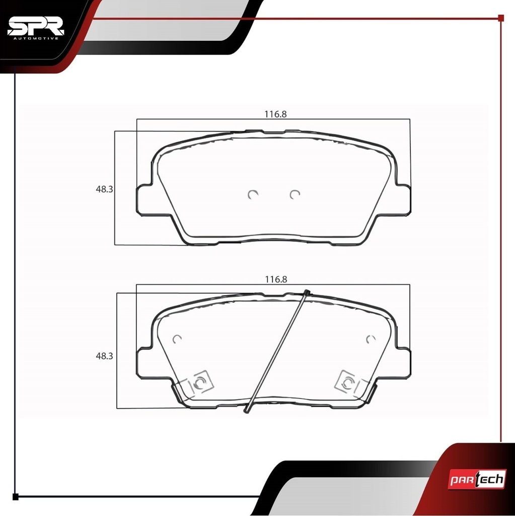 PASTILLAS DE FRENOS TRAS. KIA SORENTO V6 3.3 GAS 2014-2015