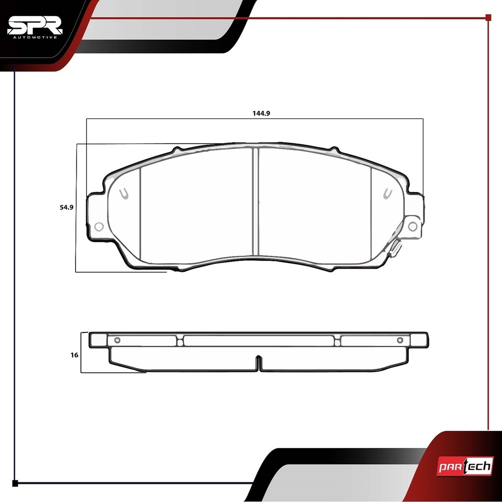 PASTILLAS DE FRENOS DEL. JEEP PATRIOT L4 2.4 GAS 2007-2017