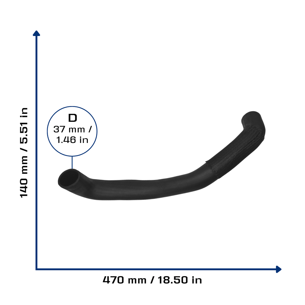 CA-5121 — Manguera Radiador CAUPLAS 5121