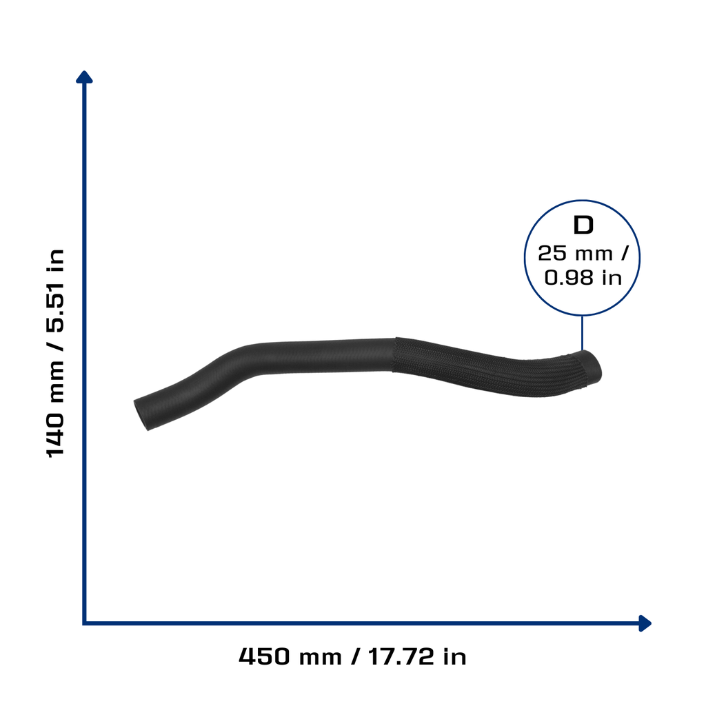 CA-3459 — Manguera Radiador CAUPLAS 3459