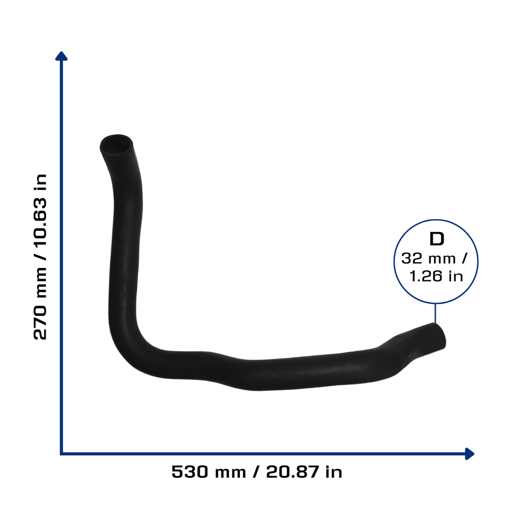 CA-4971 — Manguera Radiador CAUPLAS 4971