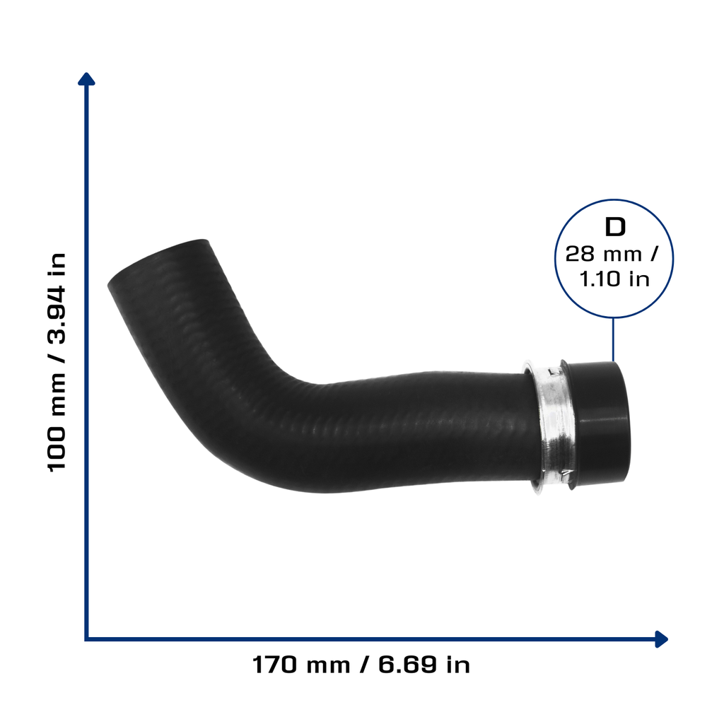 CA-9966 — Manguera Radiador CAUPLAS 9966